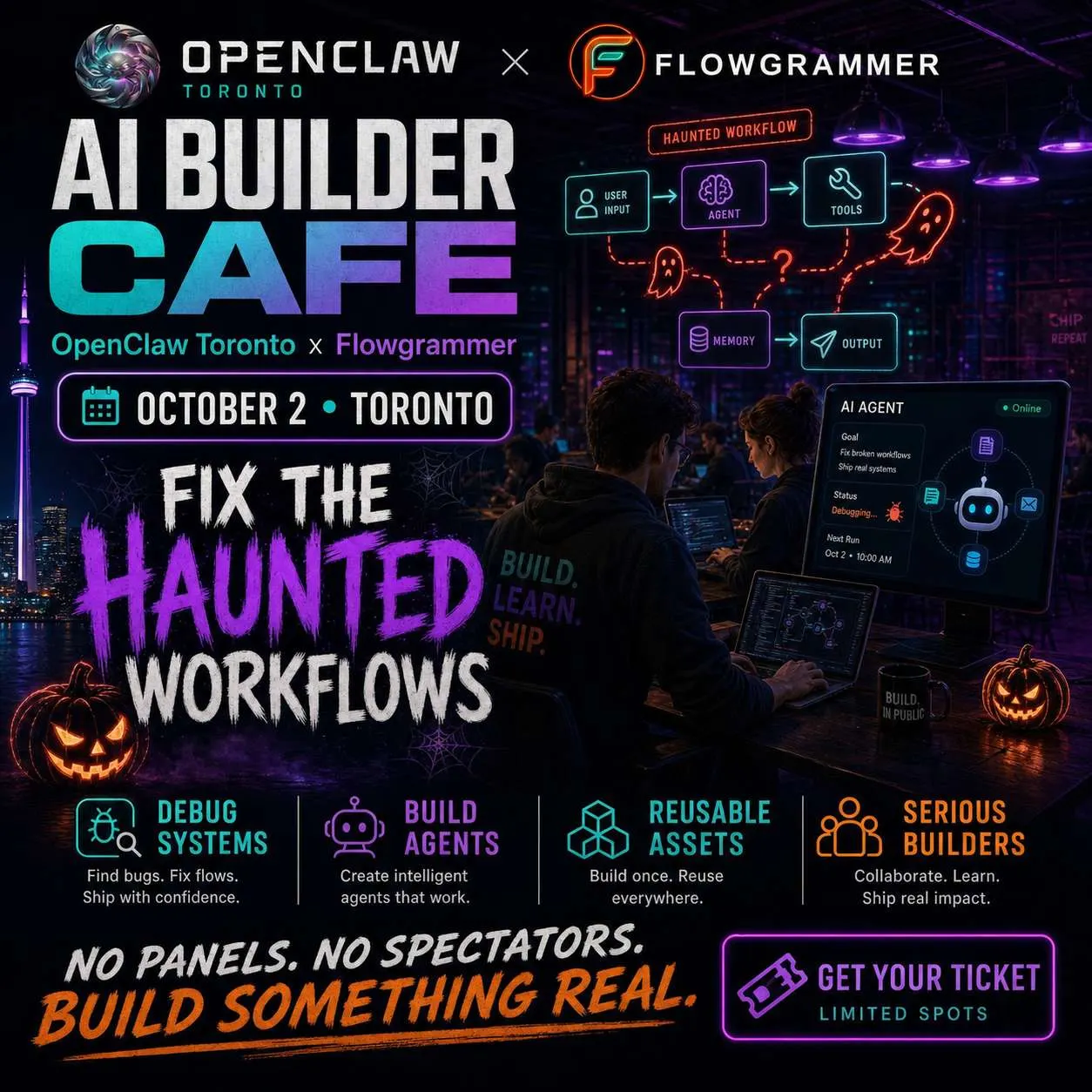 AI Builder Cafe - Build Something Scary