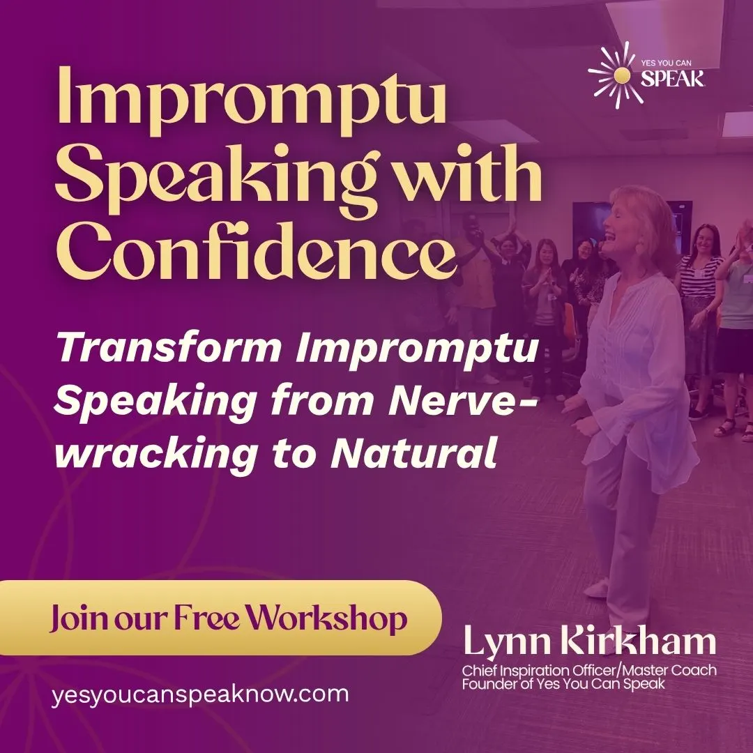 Impromptu Speaking with Confidence - Saratoga