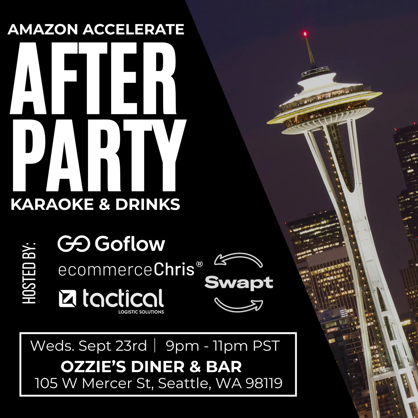 Amazon Accelerate After Party: Recap Drinks & Karaoke