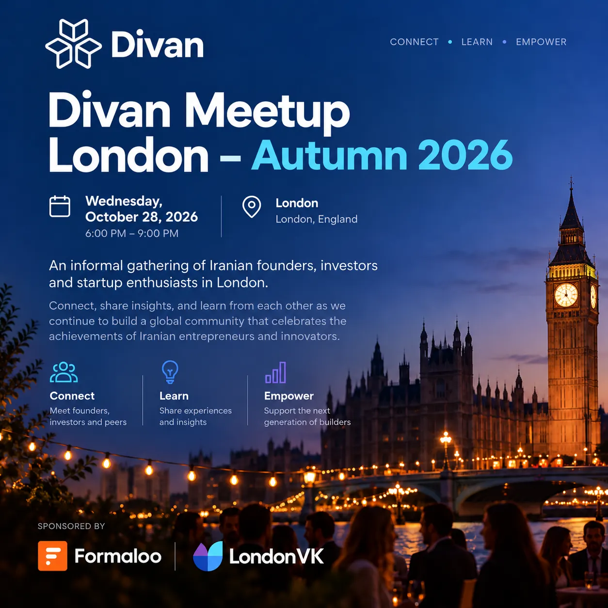 🇬🇧 Divan Meetup London - Autumn 2026