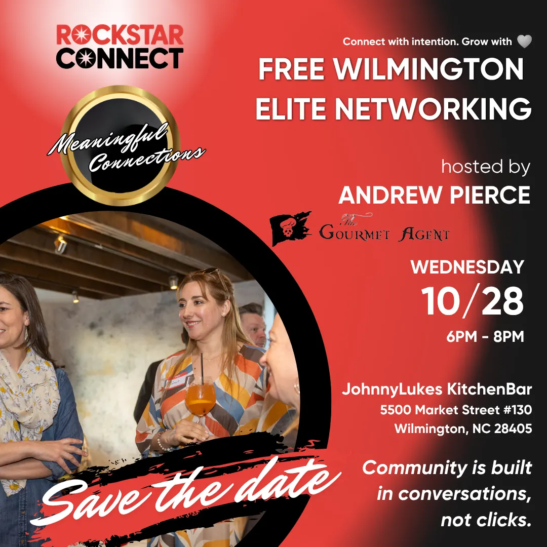 Free Wilmington Elite Rockstar Connect Networking (October, Wilmington NC)