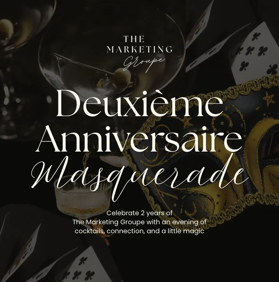 Deuxième Anniversaire Soirée: Masquerade With The Marketing Groupe 🥂♠️