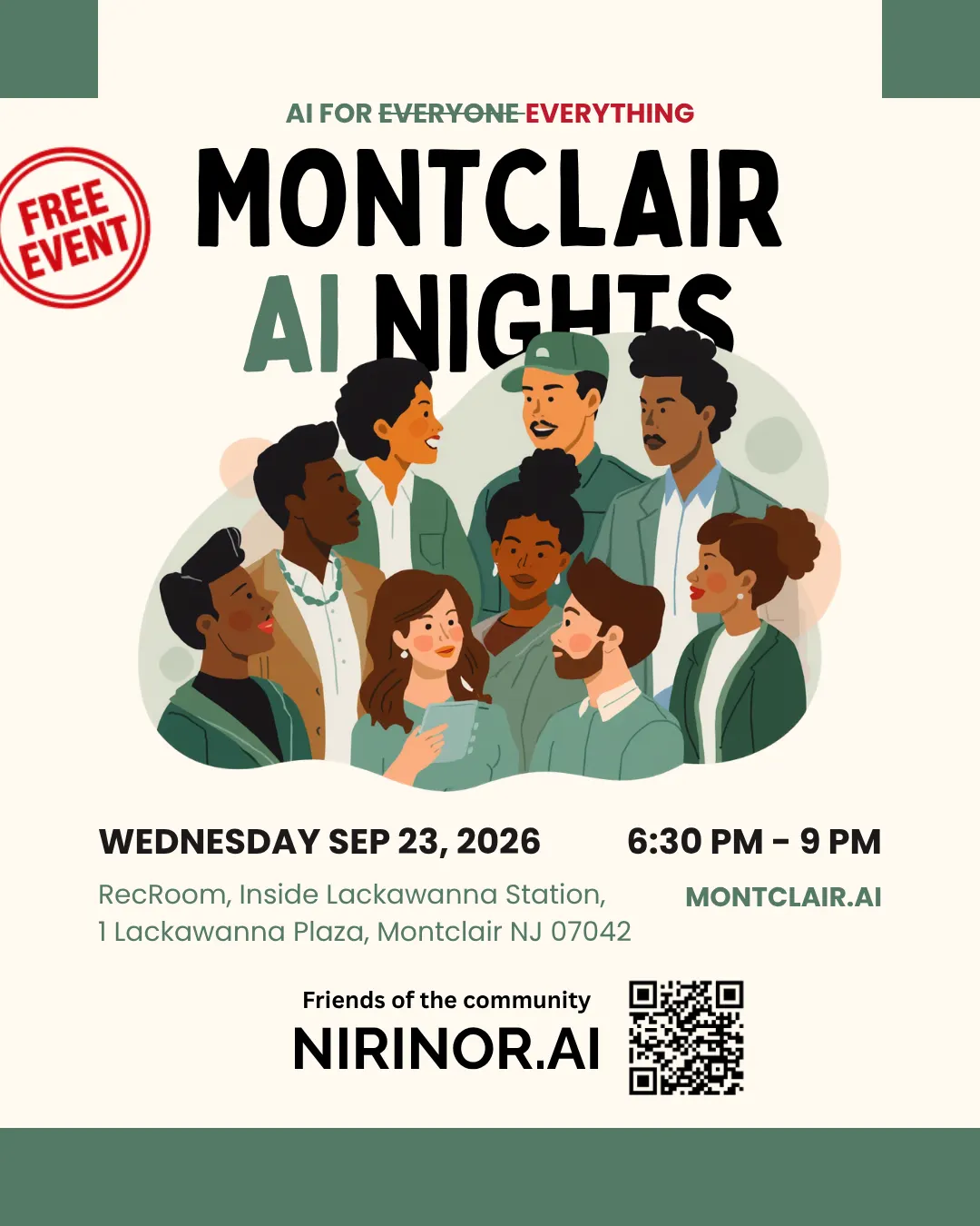 Montclair AI Nights — AI for Everything