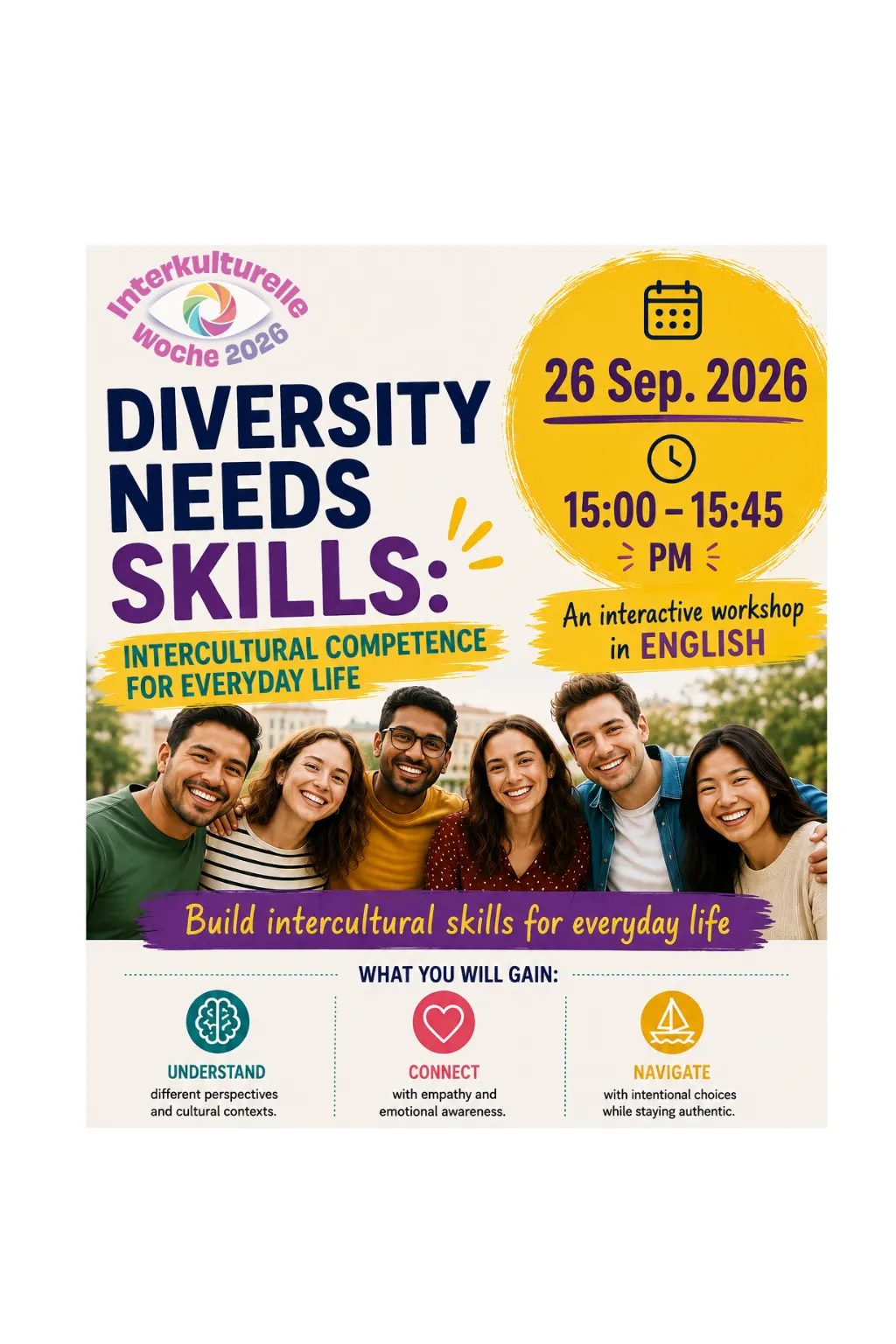 "Diversity needs skills: Intercultural competences for everyday life"