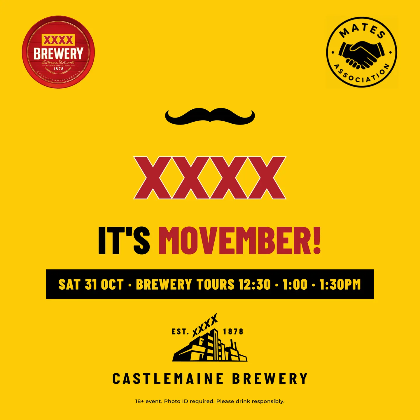 XXXX, it's Movember!