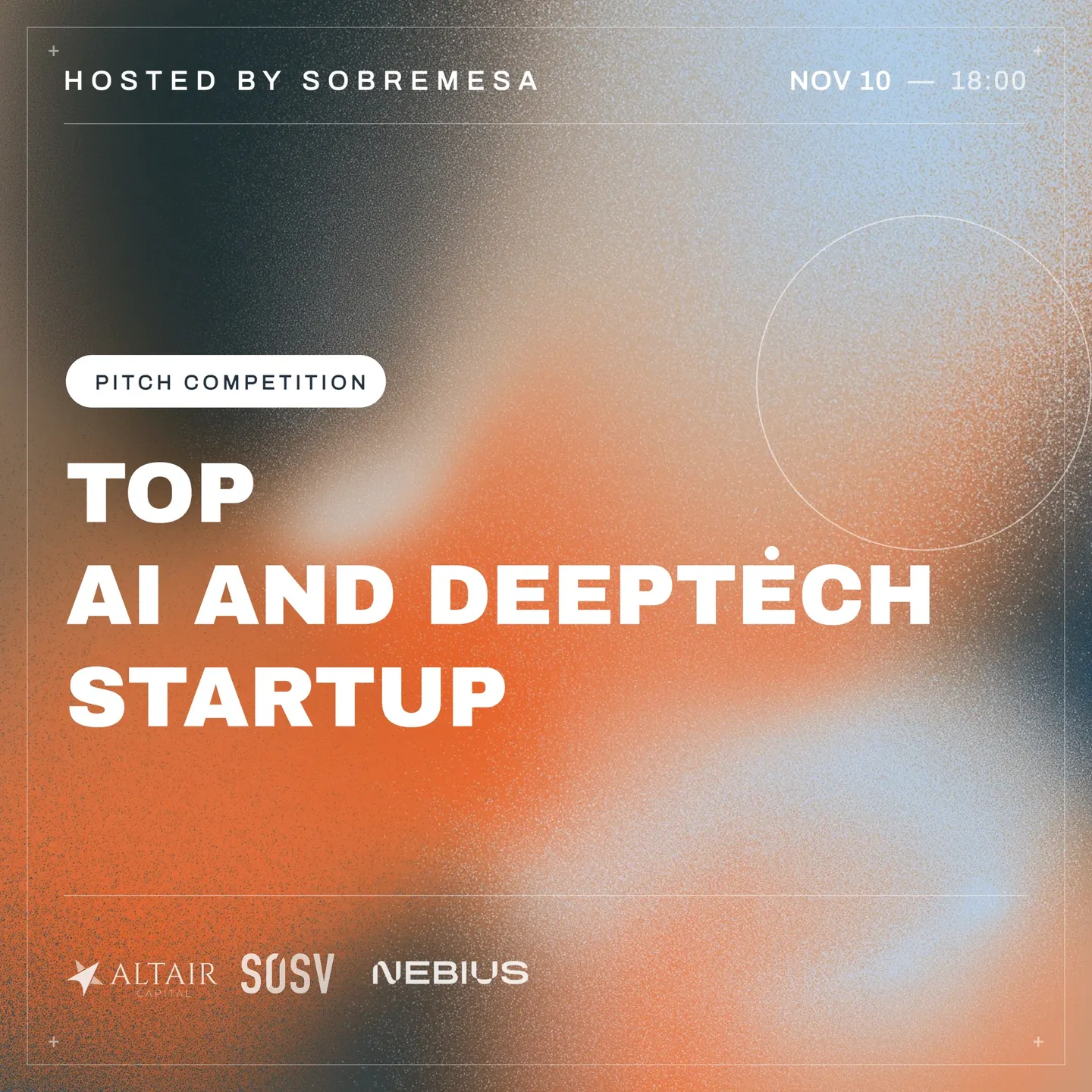 TOP AI & DEEP TECH STARTUP Pitch Competition at Web Summit