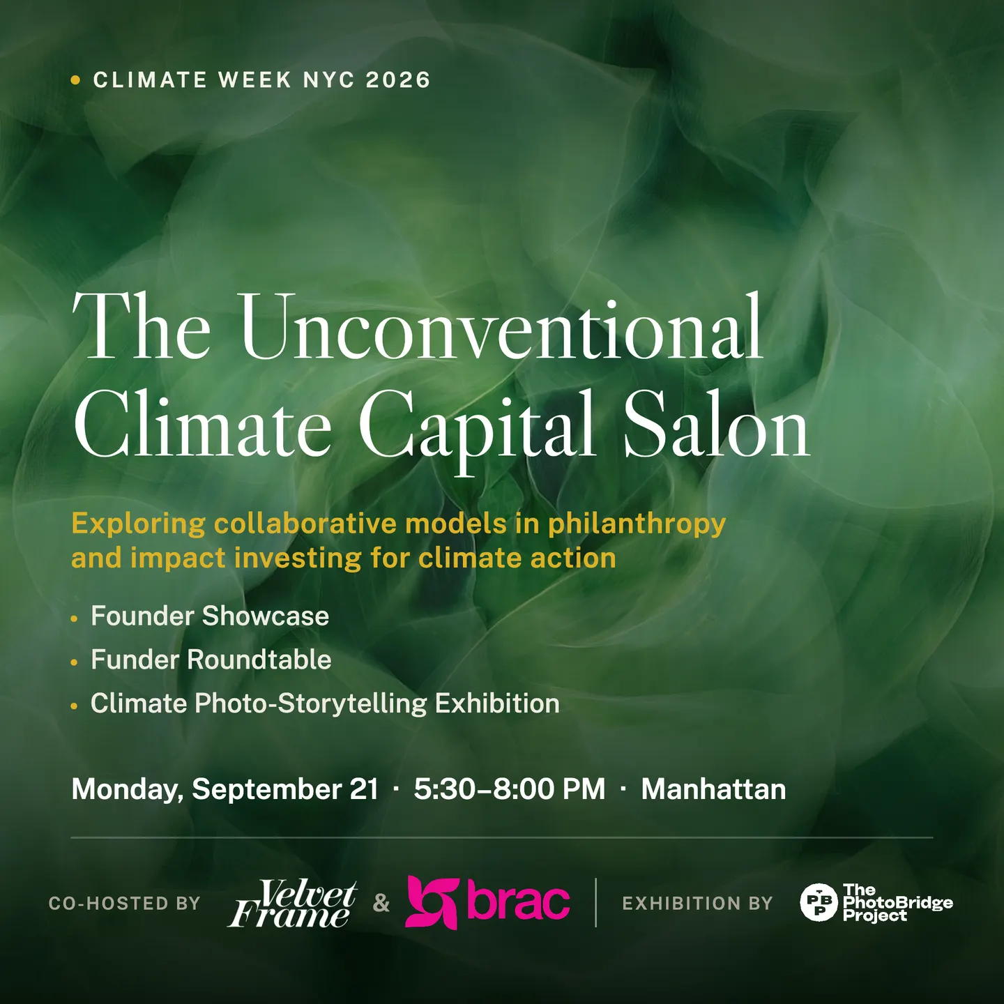 The Unconventional Climate Capital Salon
