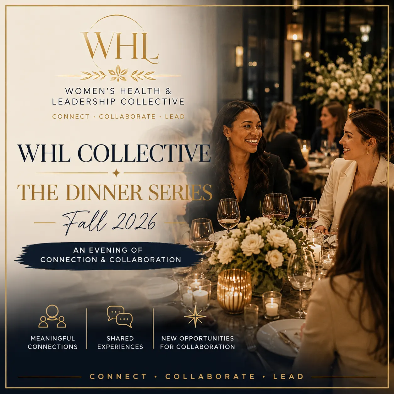 WHL COLLECTIVE | The Dinner Series — Fall 2026.