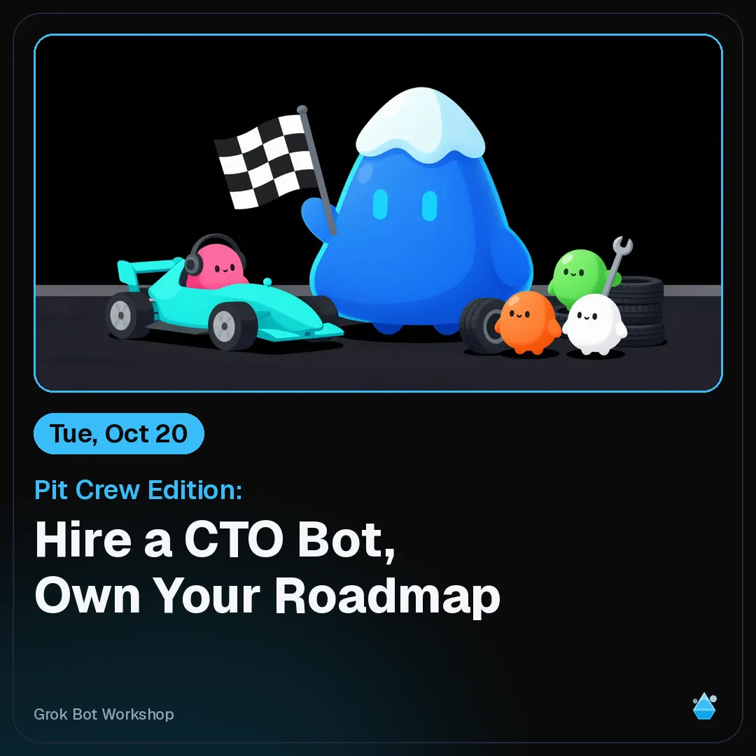 Pit Crew Edition: Hire a CTO Bot, Own Your Roadmap