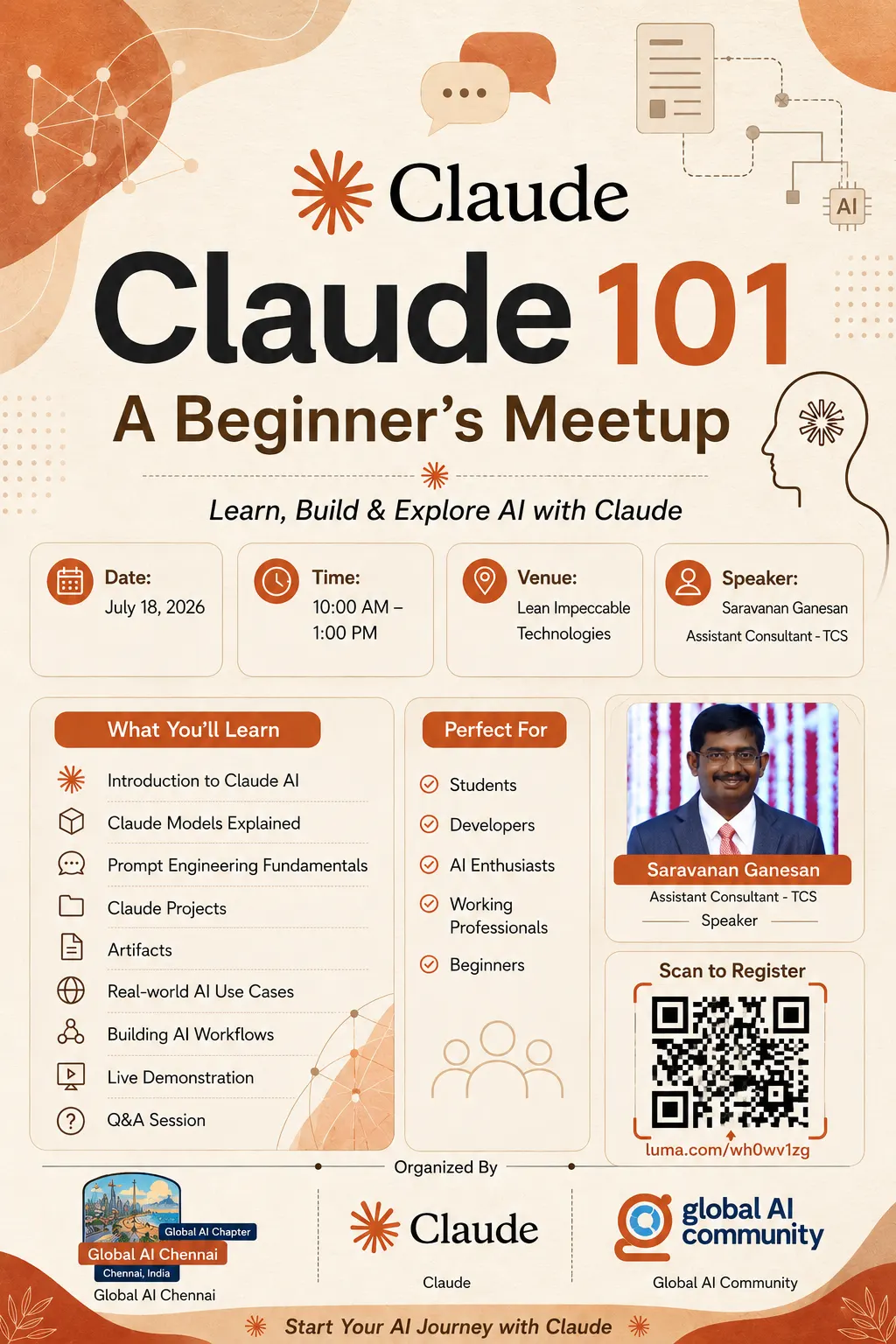 Claude 101 : A Beginners meetup