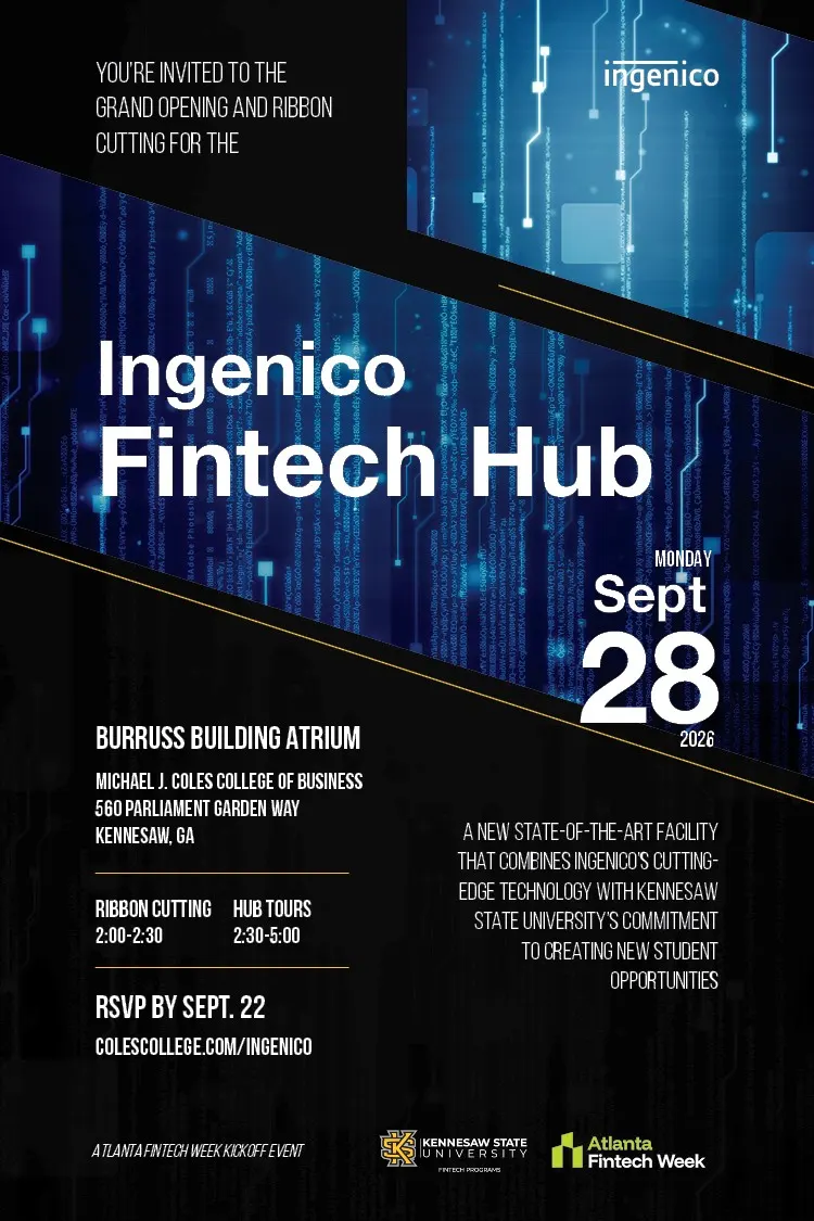 Kennesaw State University Fintech Lab Ribbon Cutting