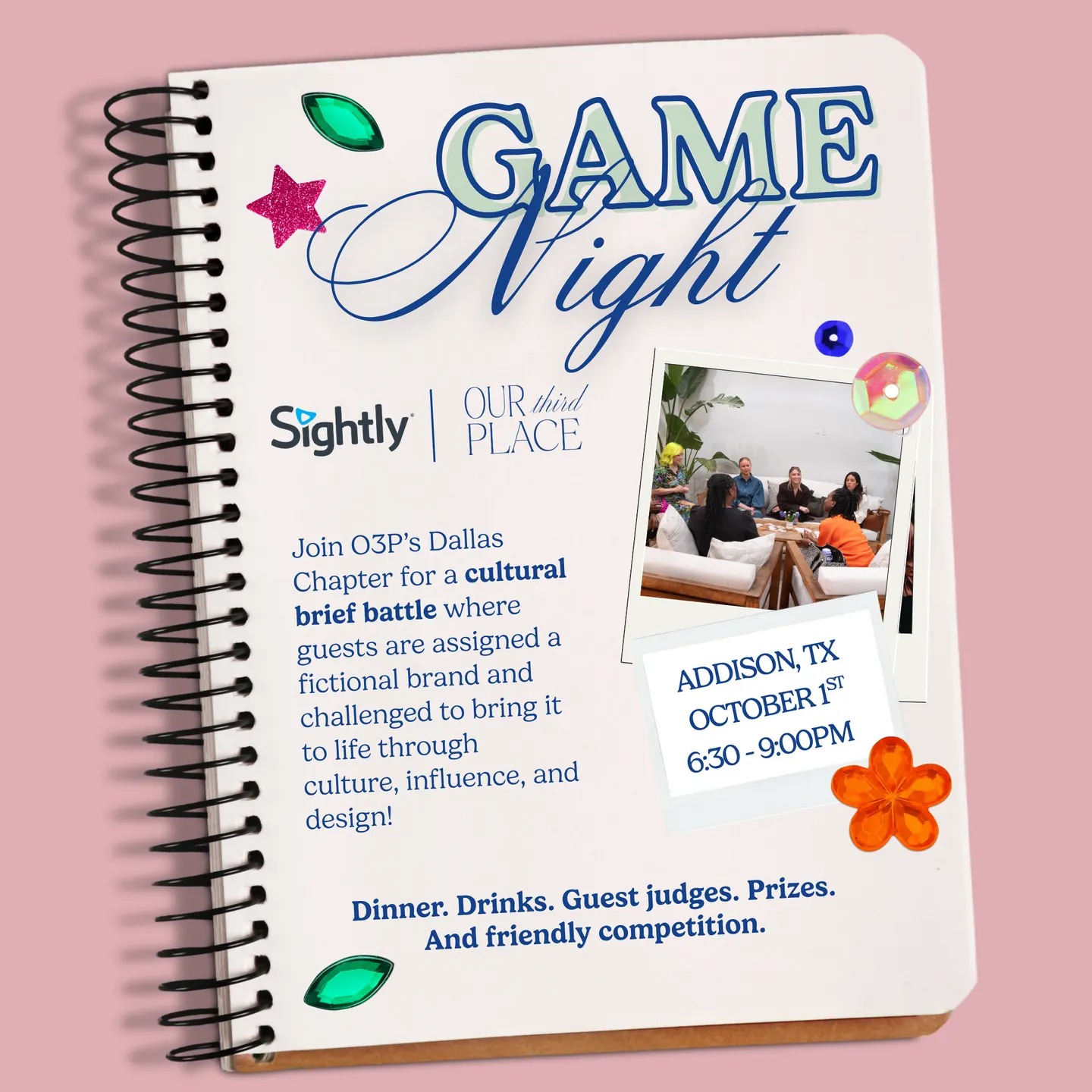 Dallas Game Night: The Cultural Brief Battle with O3P & Sightly