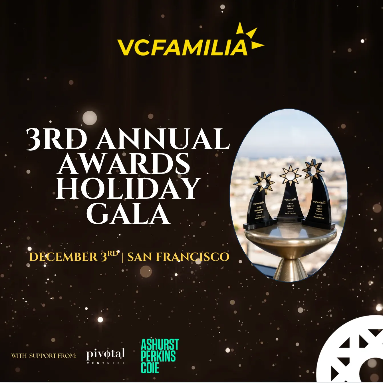 3rd Annual VCFamilia Awards Gala - San Francisco