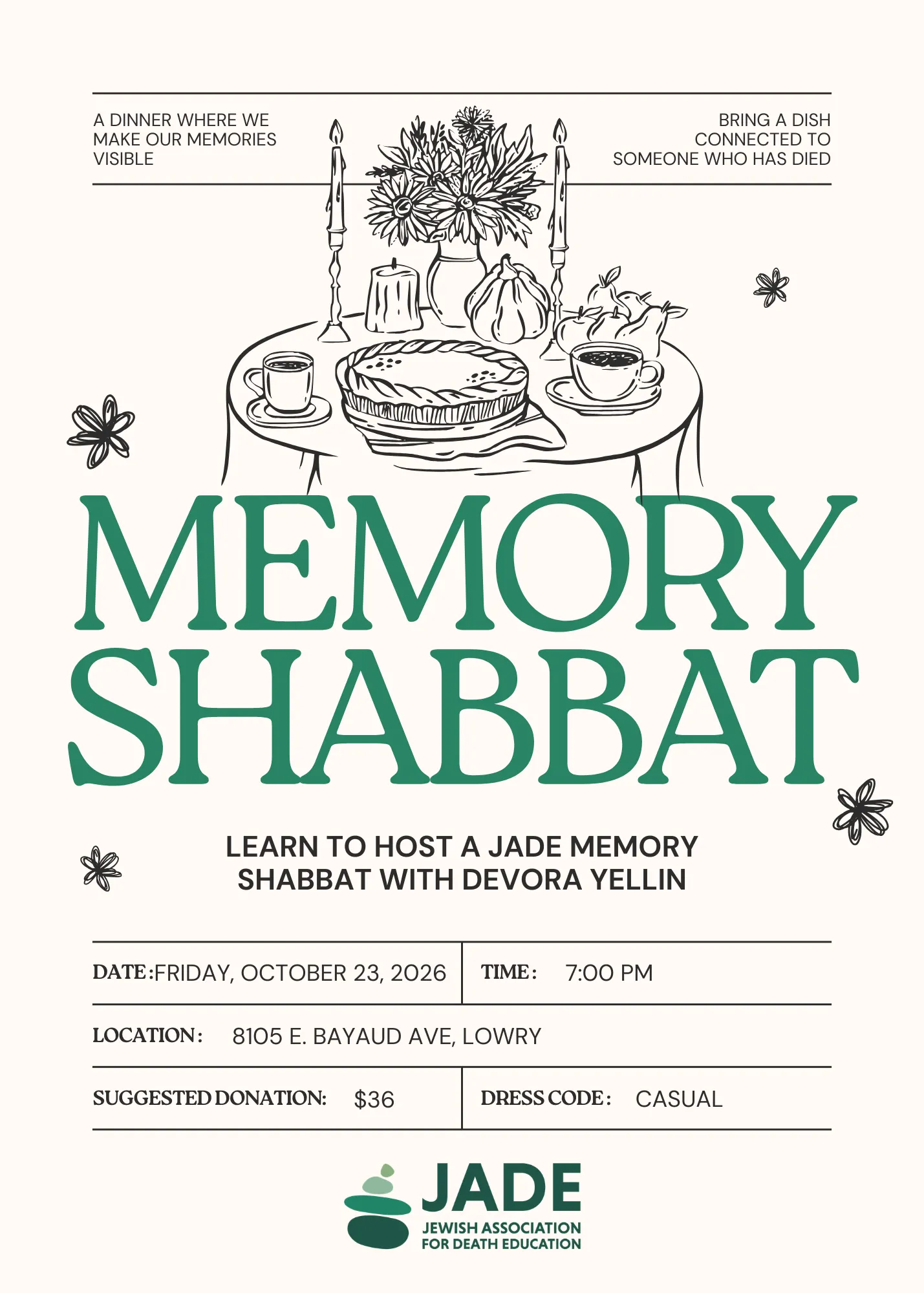 Memory Shabbat