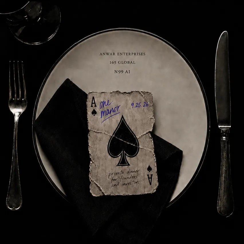 One Manor Dinner by 165 Global + Anwar Family Enterprises