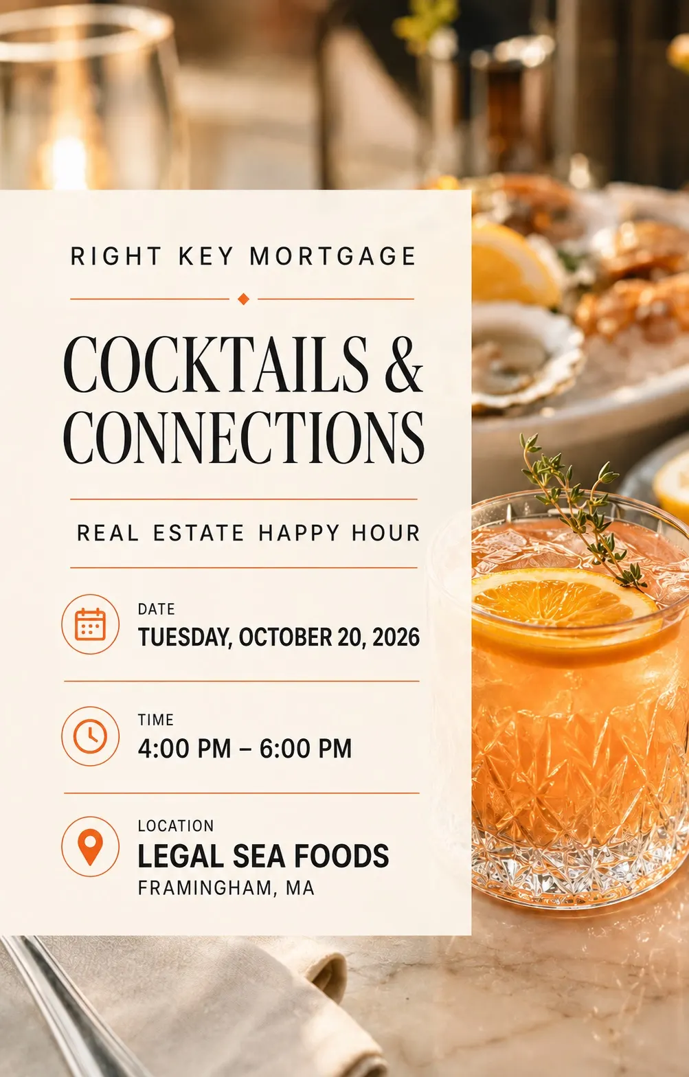 Cocktails & Connections - Real Estate Happy Hour