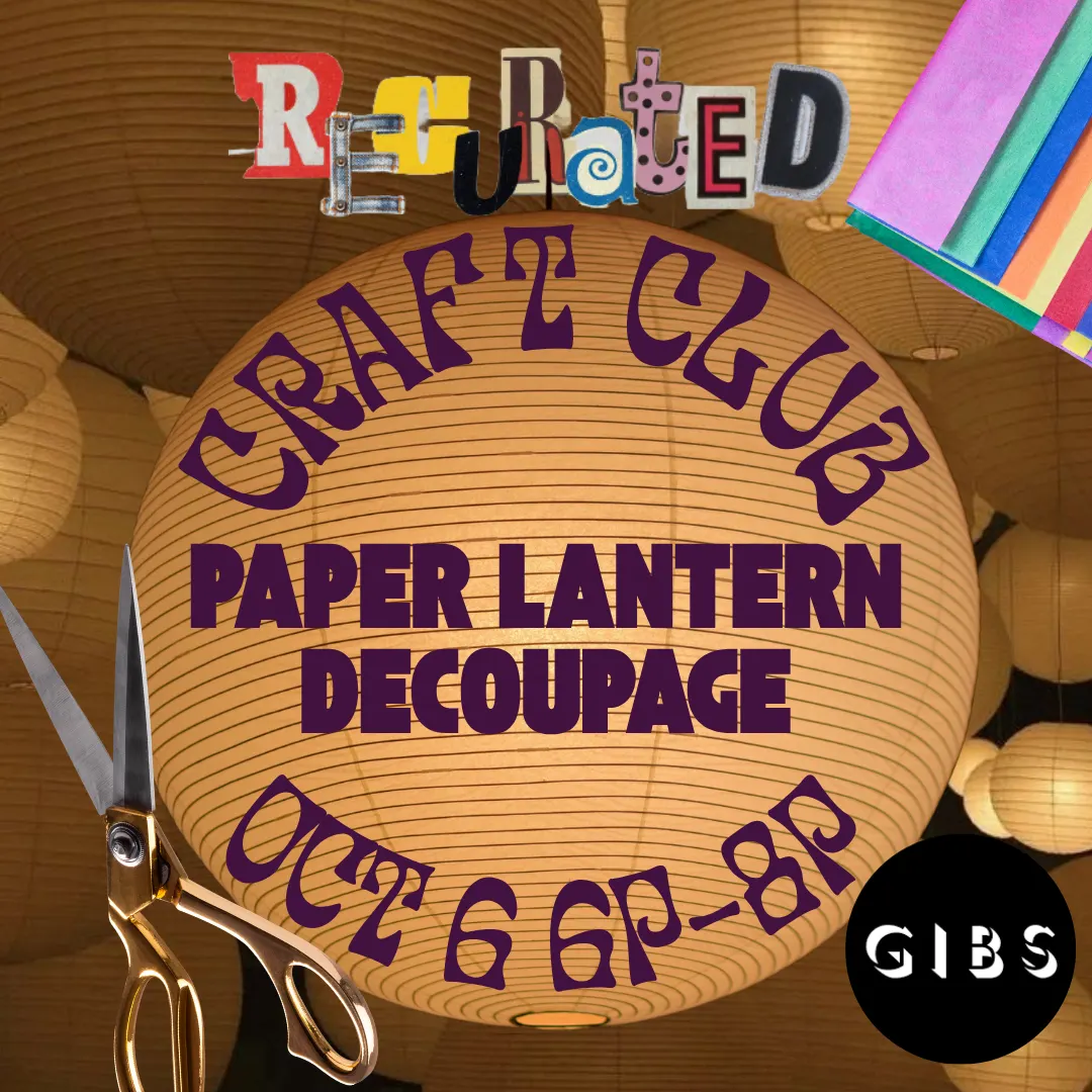 ReCurated Paper Lantern Decoupage