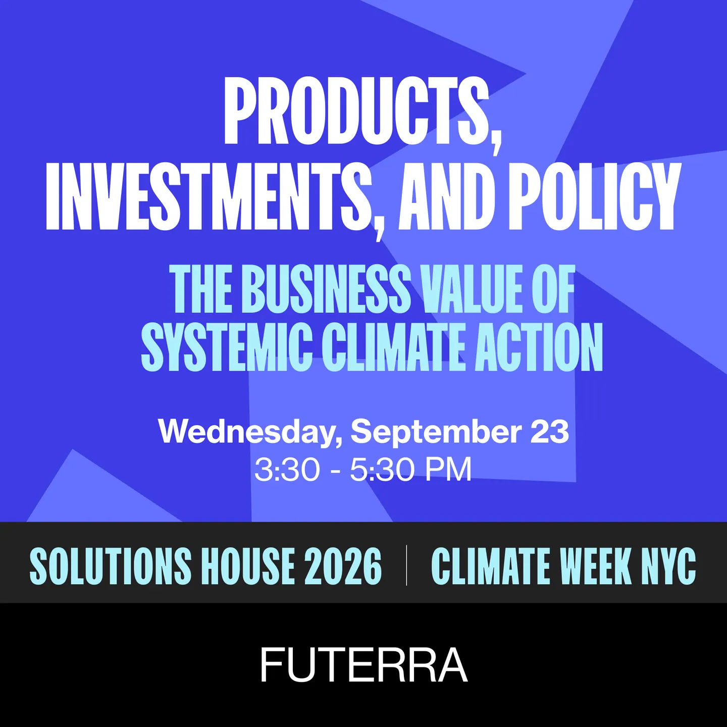 Products, Investments, and Policy: The Business Value of Systemic Climate Action