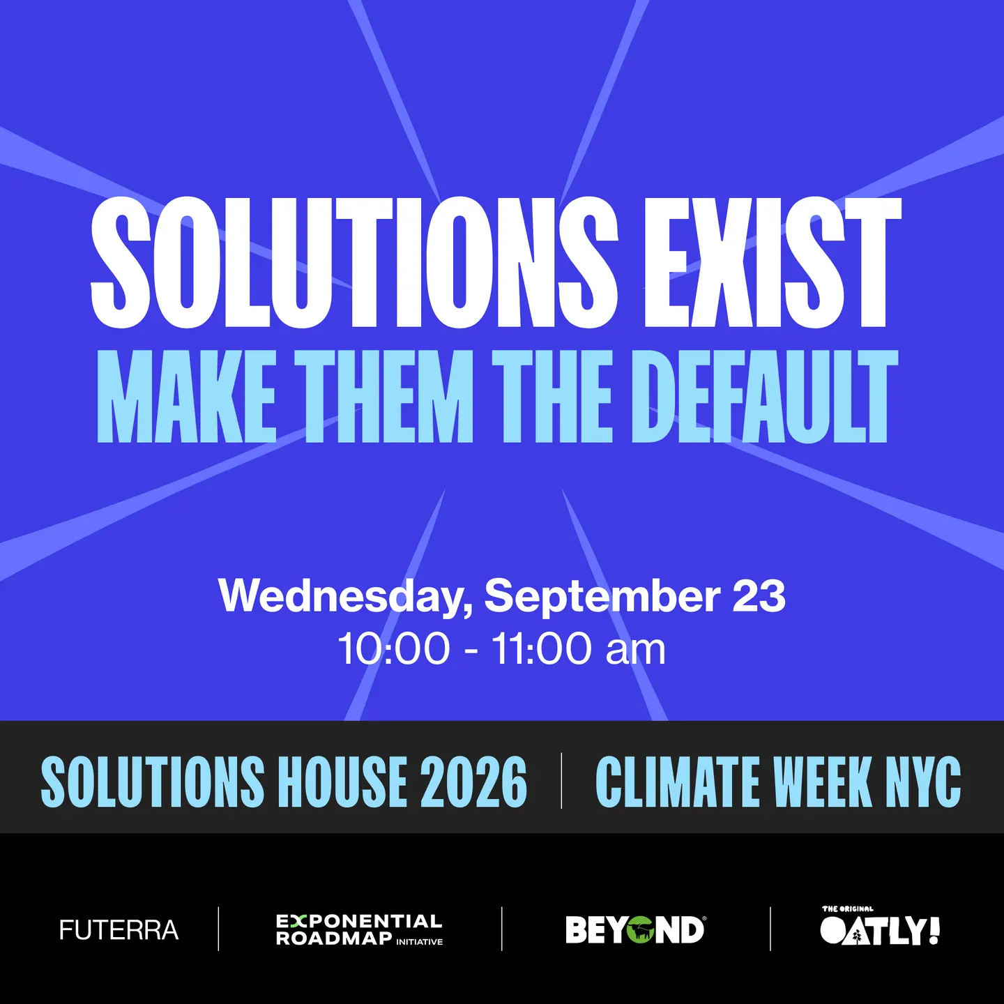 Solutions Exist: Make Them the Default