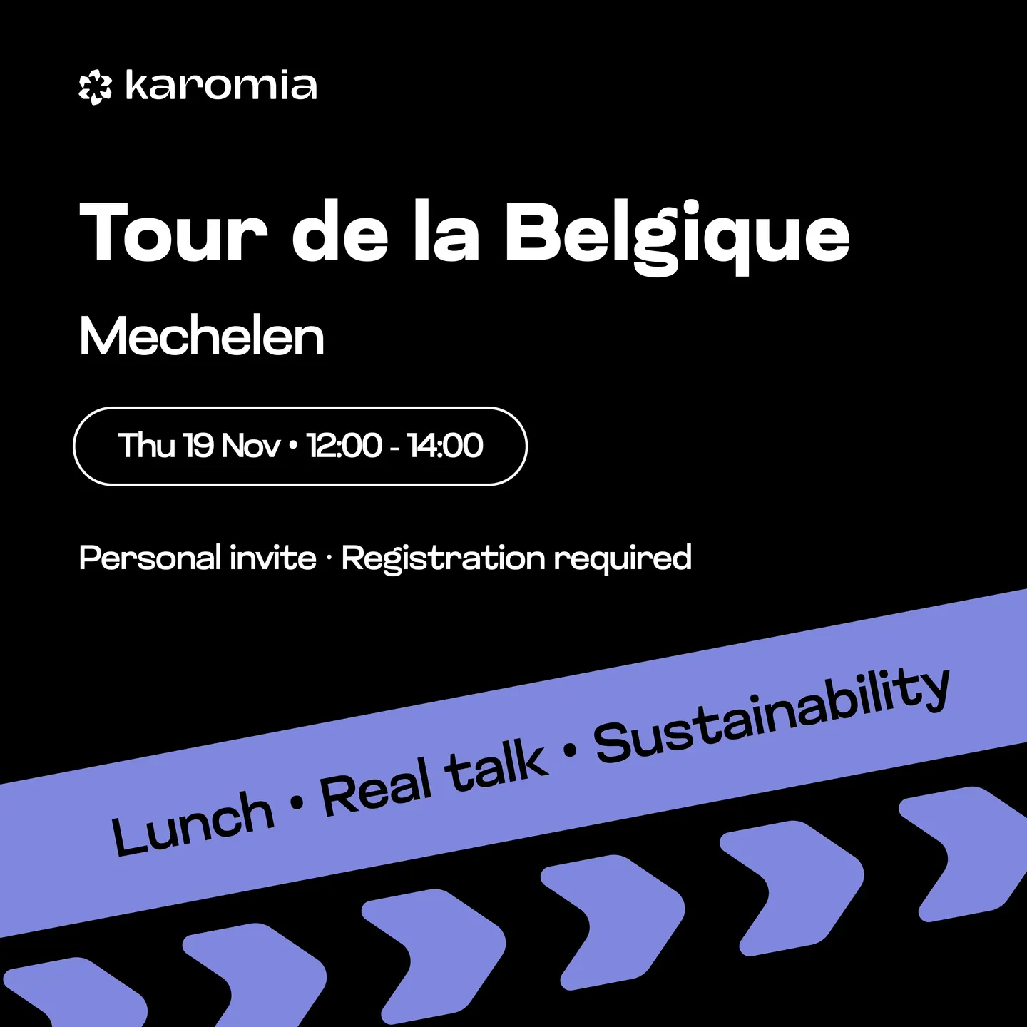 Tour de la Belgique: Mechelen - Lunch voor sustainability managers