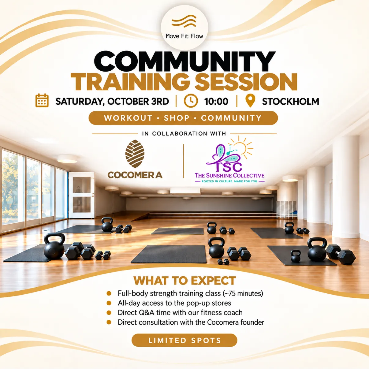 Community Training Session & Pop-Up Event