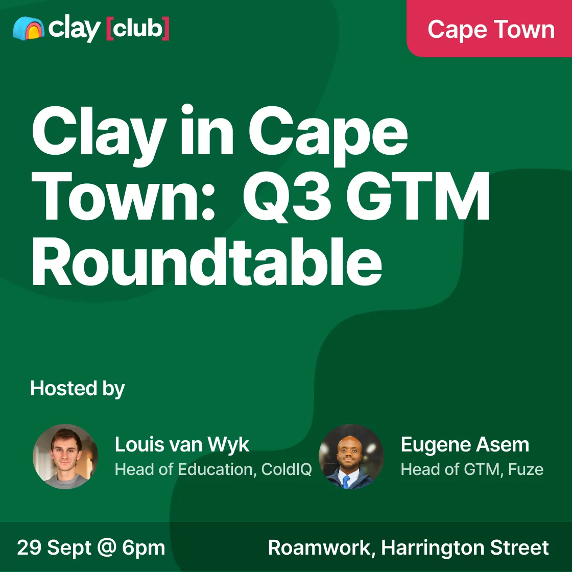 Clay in Cape Town: Q3 GTM Roundtable