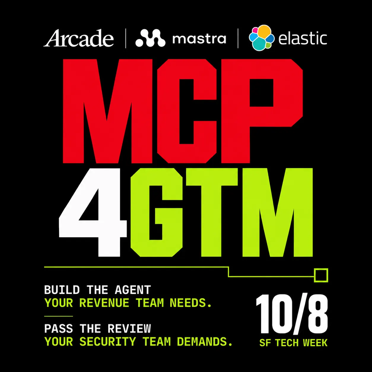 MCP4GTM Workshop with Mastra, Elastic, & Arcade