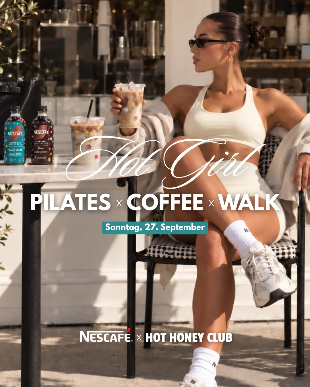 HOT GIRL PILATES x ICED COFFEE x WALK by NESCAFÉ