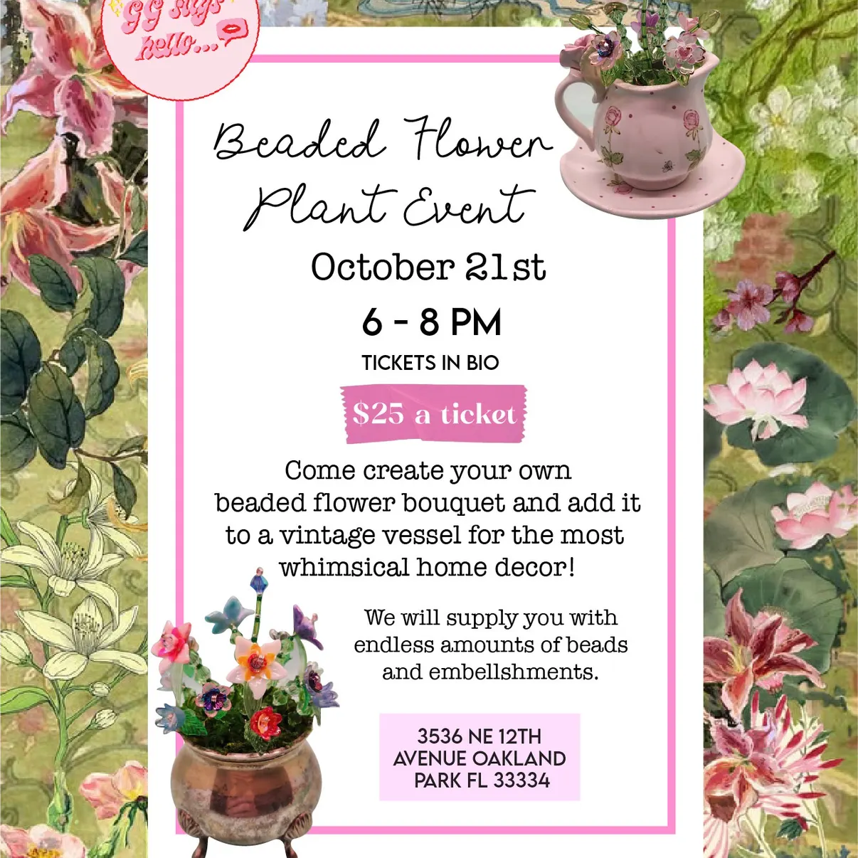 Beaded Plant Event #1