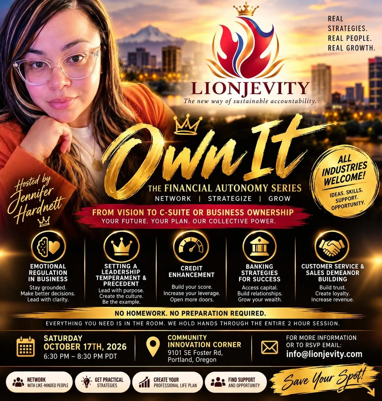 OWN IT: Build. Bank. Lead. The Financial Autonomy Series