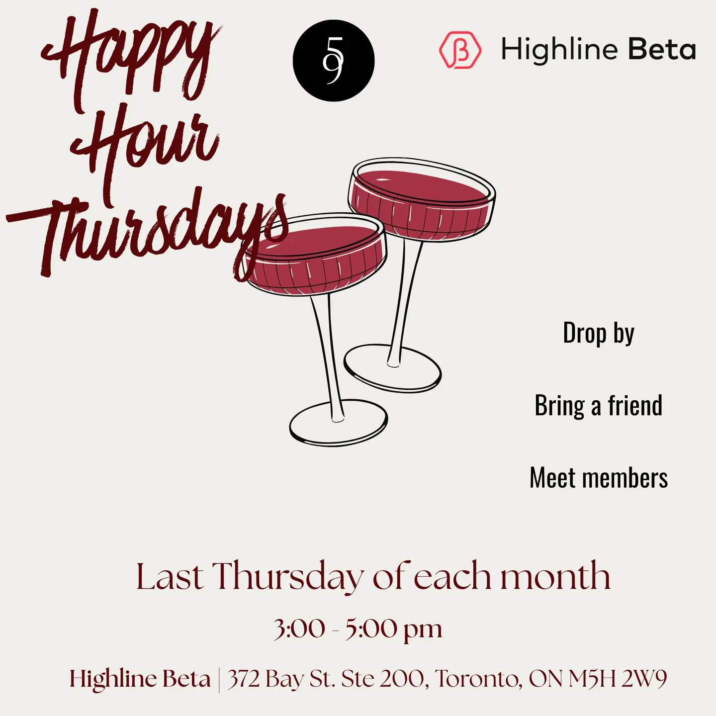 Happy Hour - 5 to 9 Society