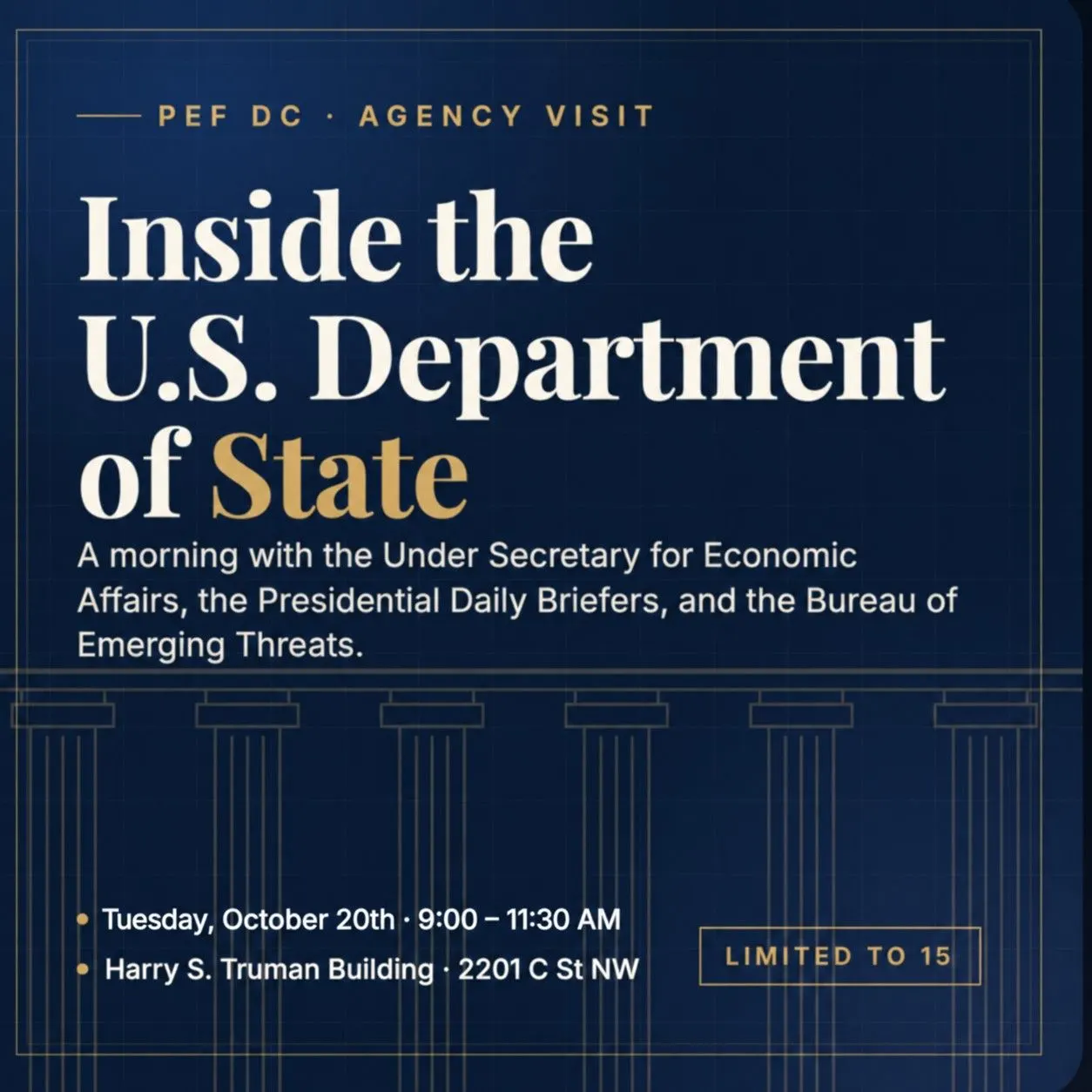 PEF DC: Inside the U.S. Department of State