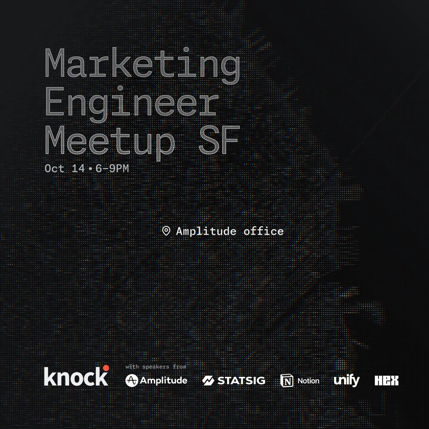 Marketing Engineer Meetup SF