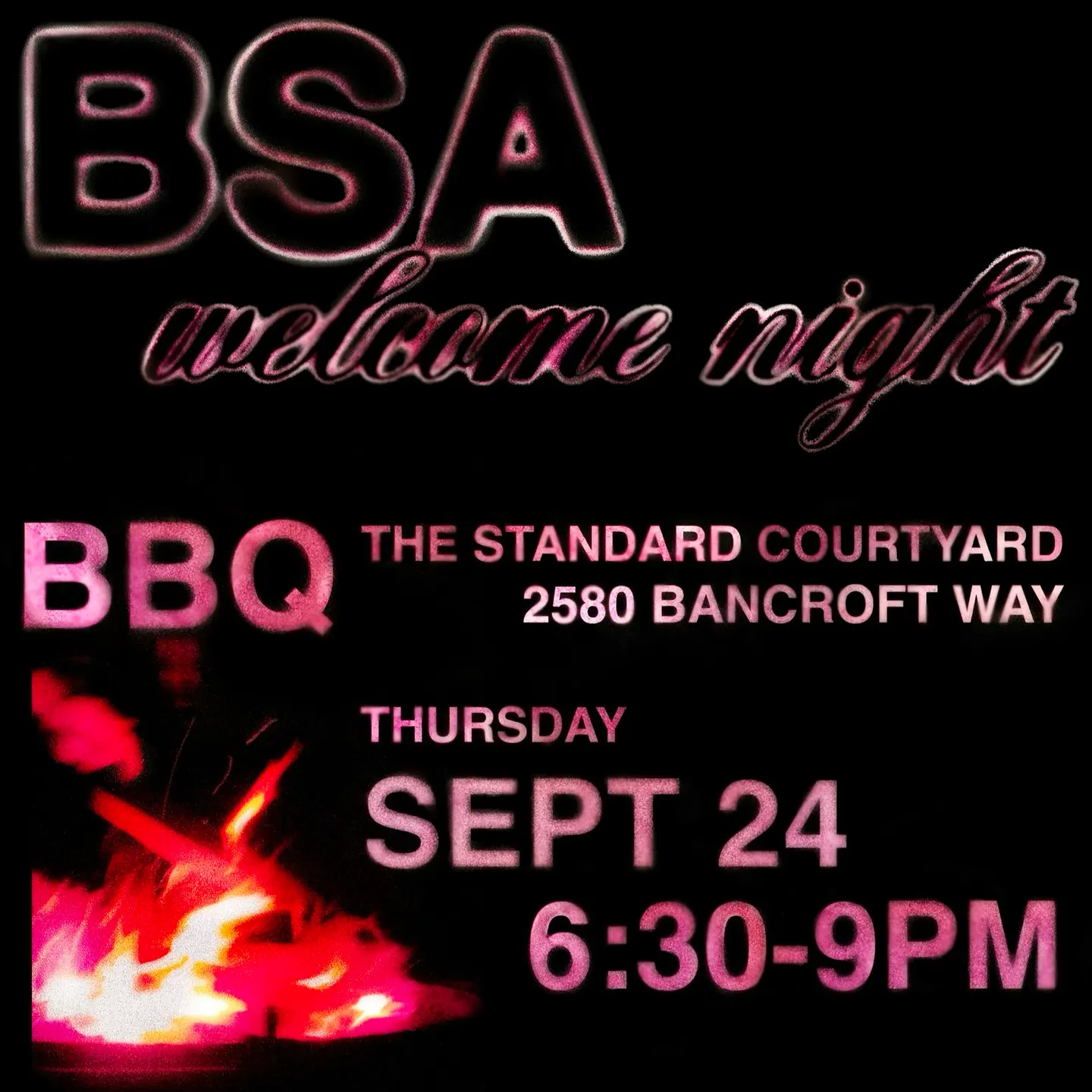 BSA Welcome Night BBQ