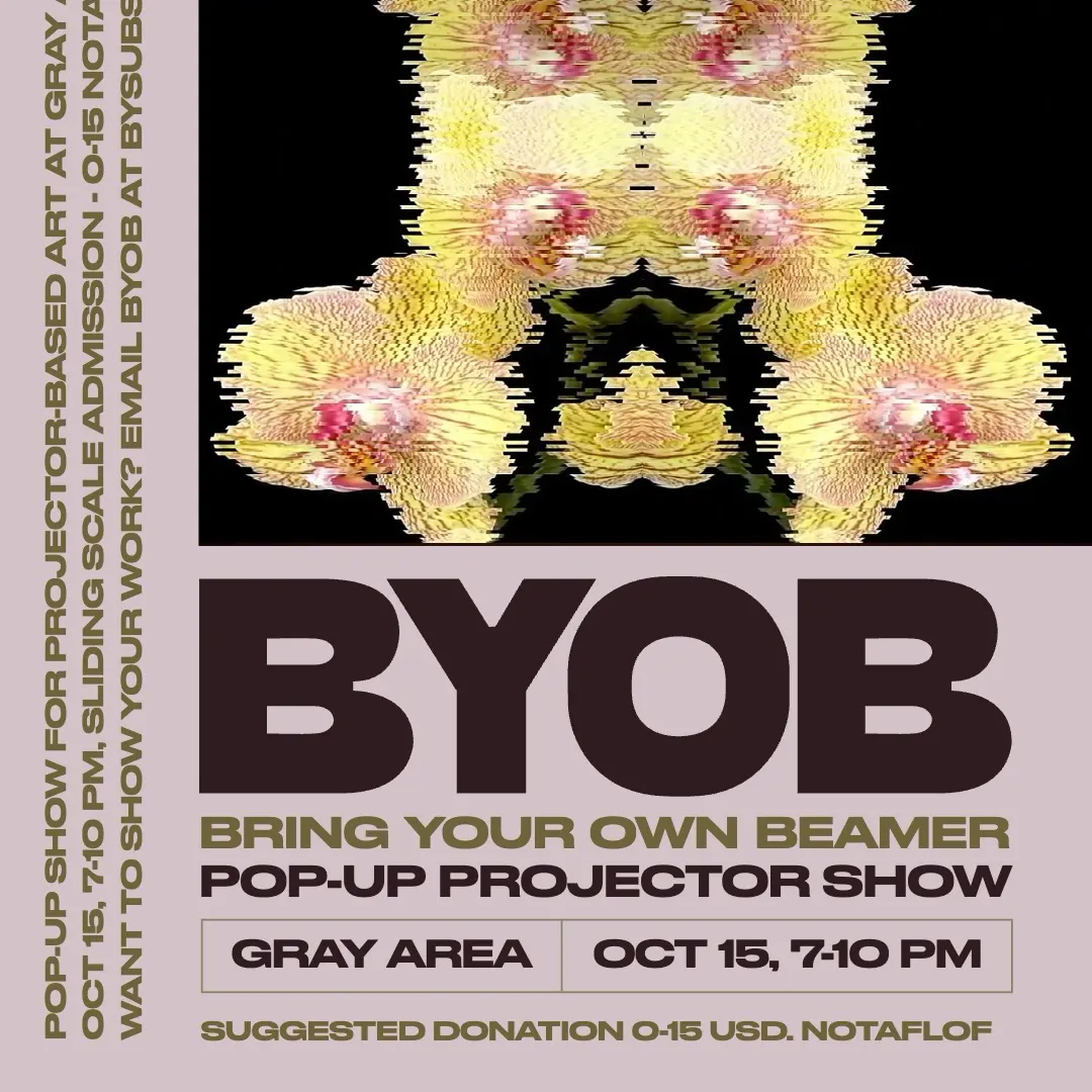 BYOB (Bring Your Own Beamer) Pop-Up Projector Show
