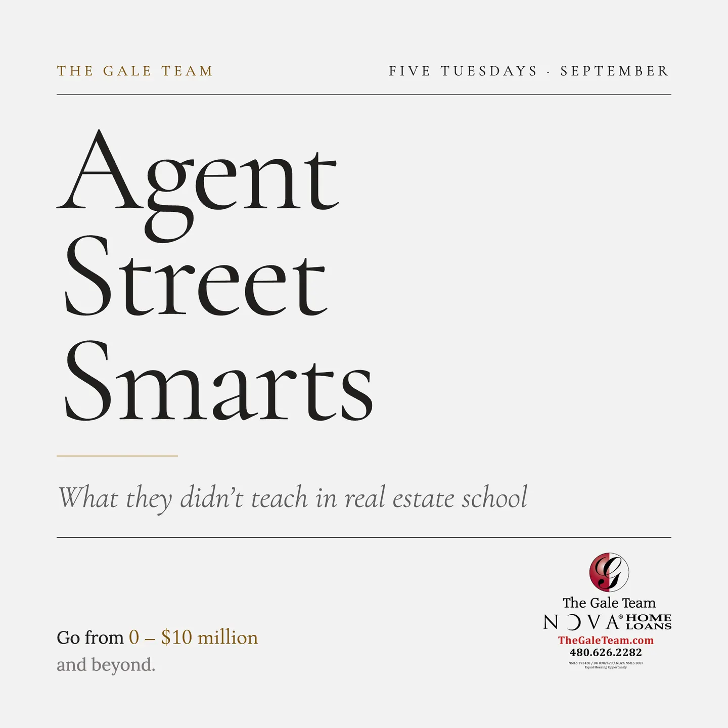 Street Smarts for Realtors