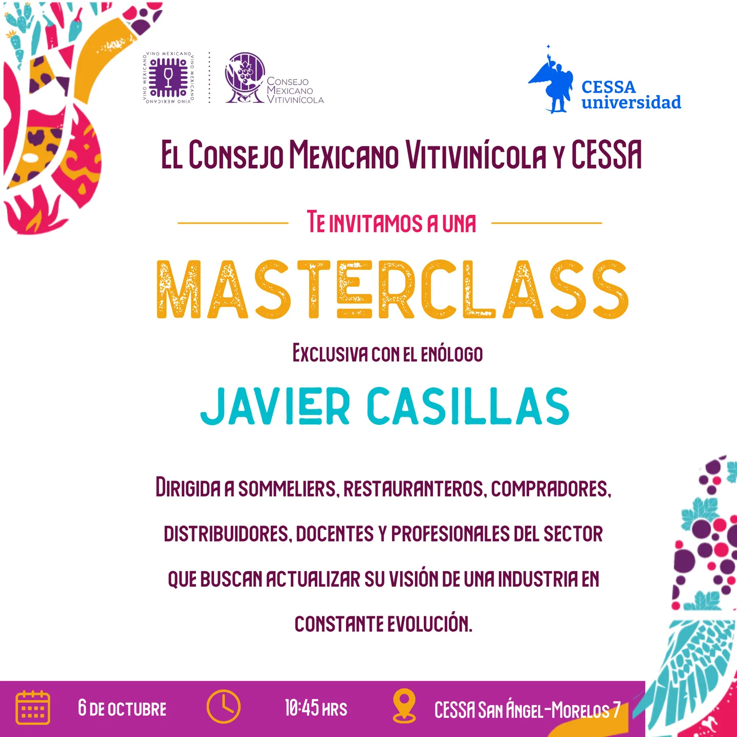 Masterclass "Vino Mexicano"