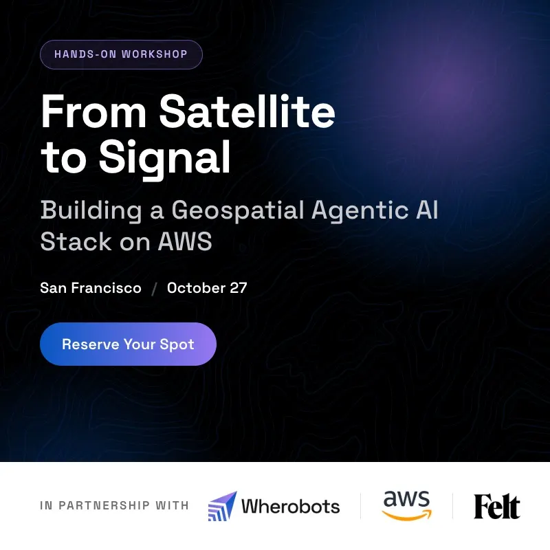 From Satellite to Signal: Building a Geospatial Agentic AI Stack on AWS