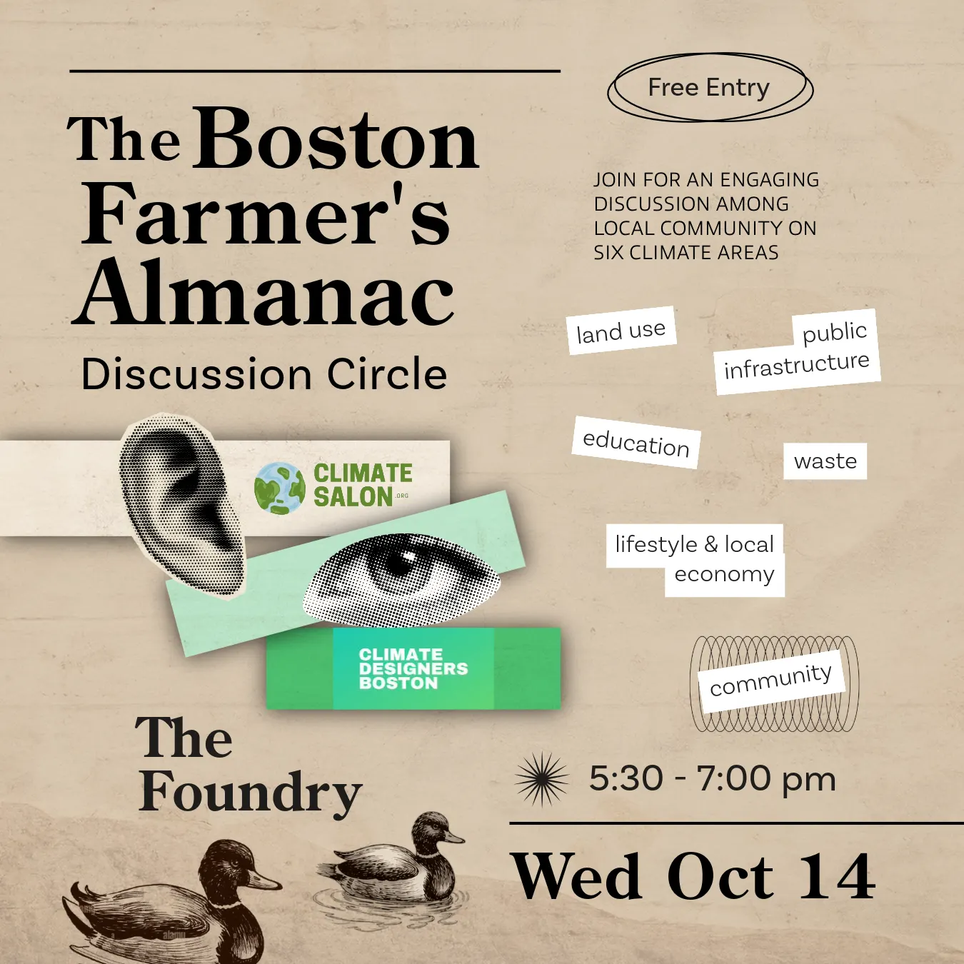 The Boston Farmer's Almanac Discussion Circle