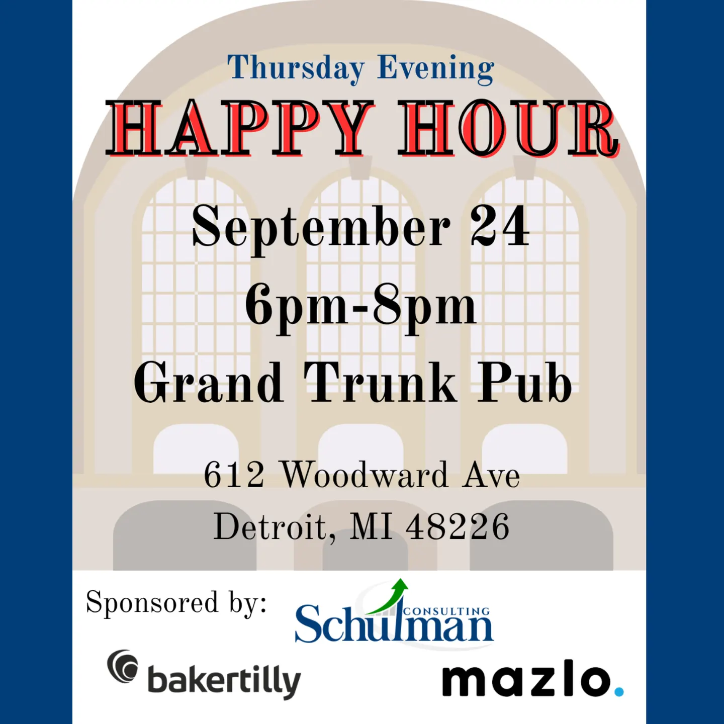 Fiscal Sponsor Networking Happy Hour: Hosted by Schulman Consulting, Mazlo, and Baker Tilly
