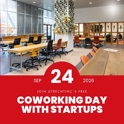 Open house at UtrechtInc: a free coworking day with other startups.