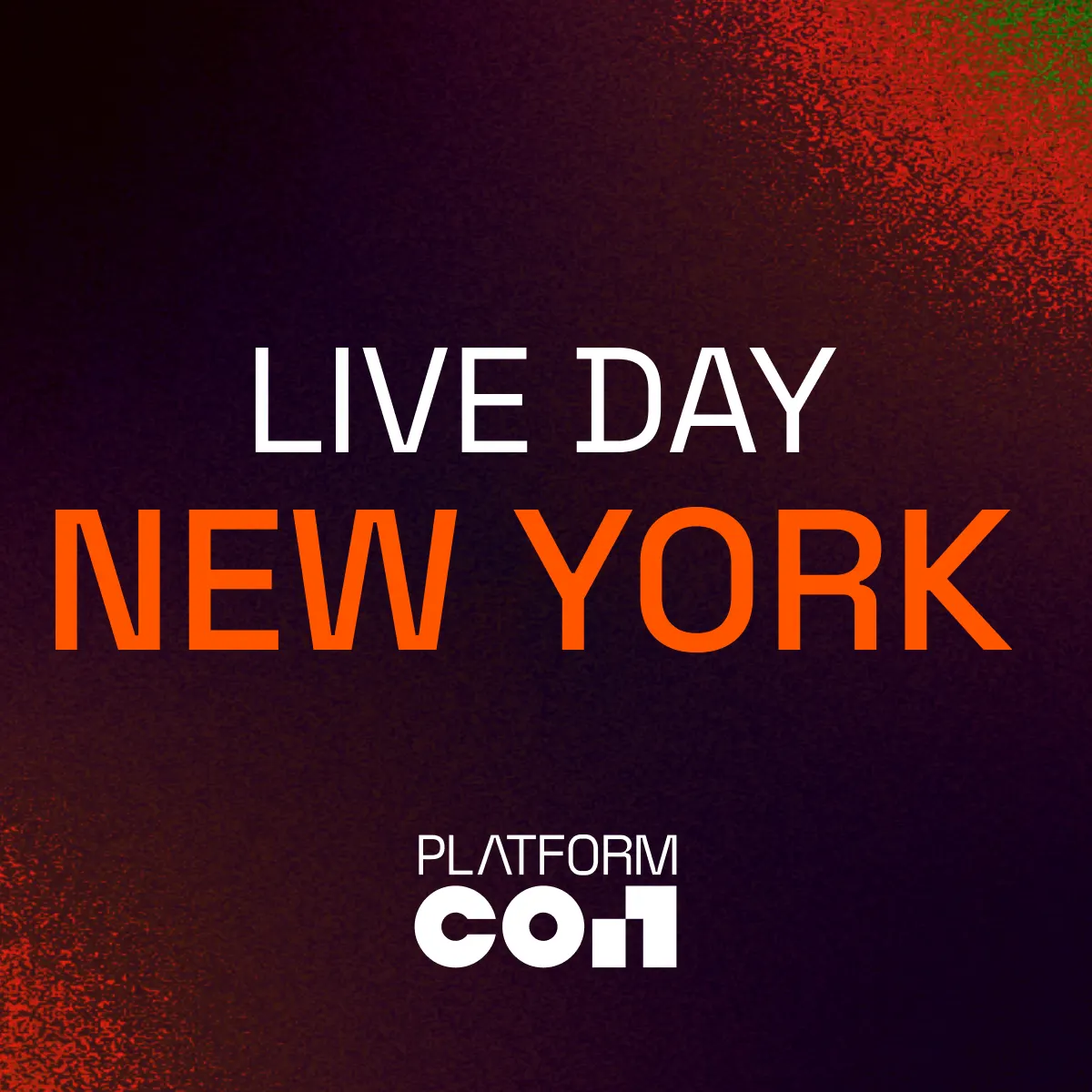 PlatformCon Live Day - New York
