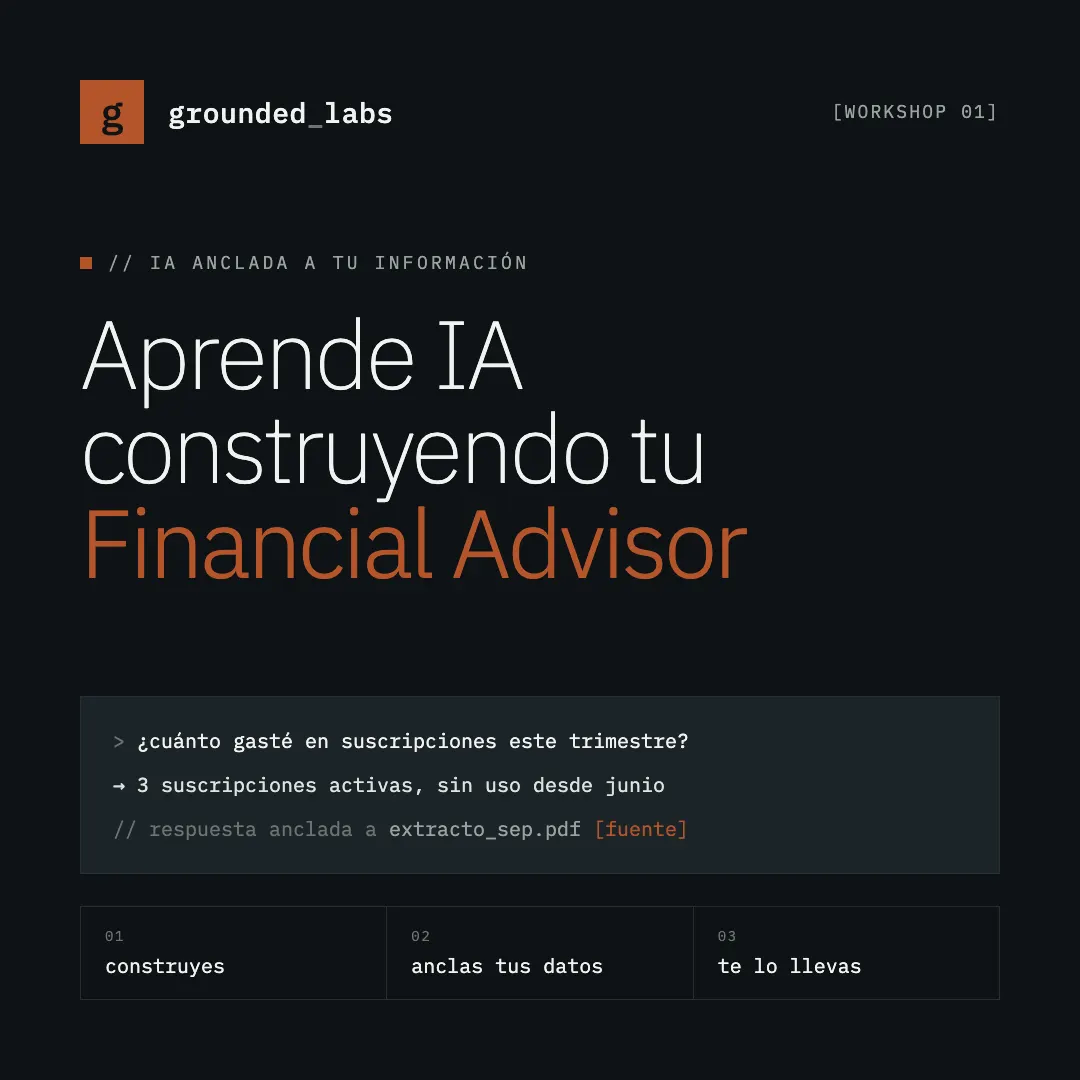 Aprende IA construyendo tu Financial Advisor