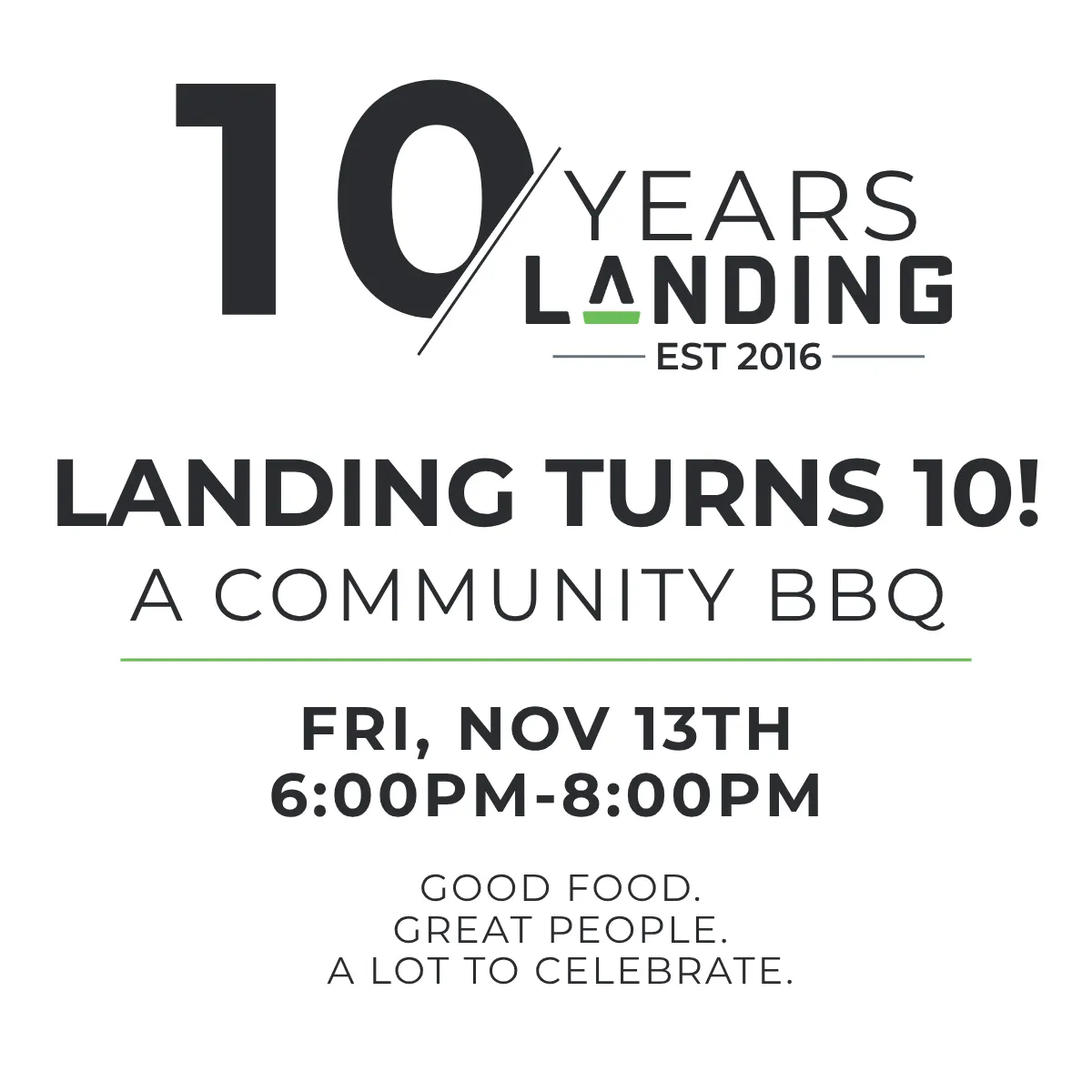 Landing Turns 10!