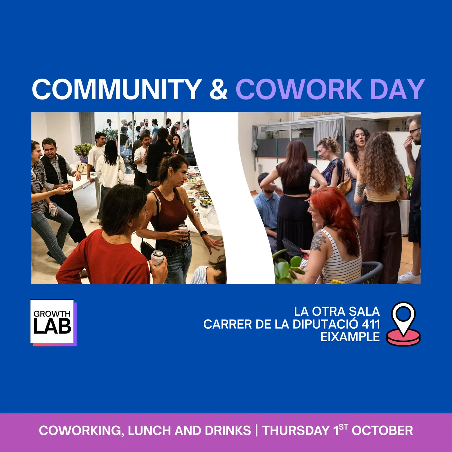 Growth Lab: Community & Cowork Day x La Otra Sala