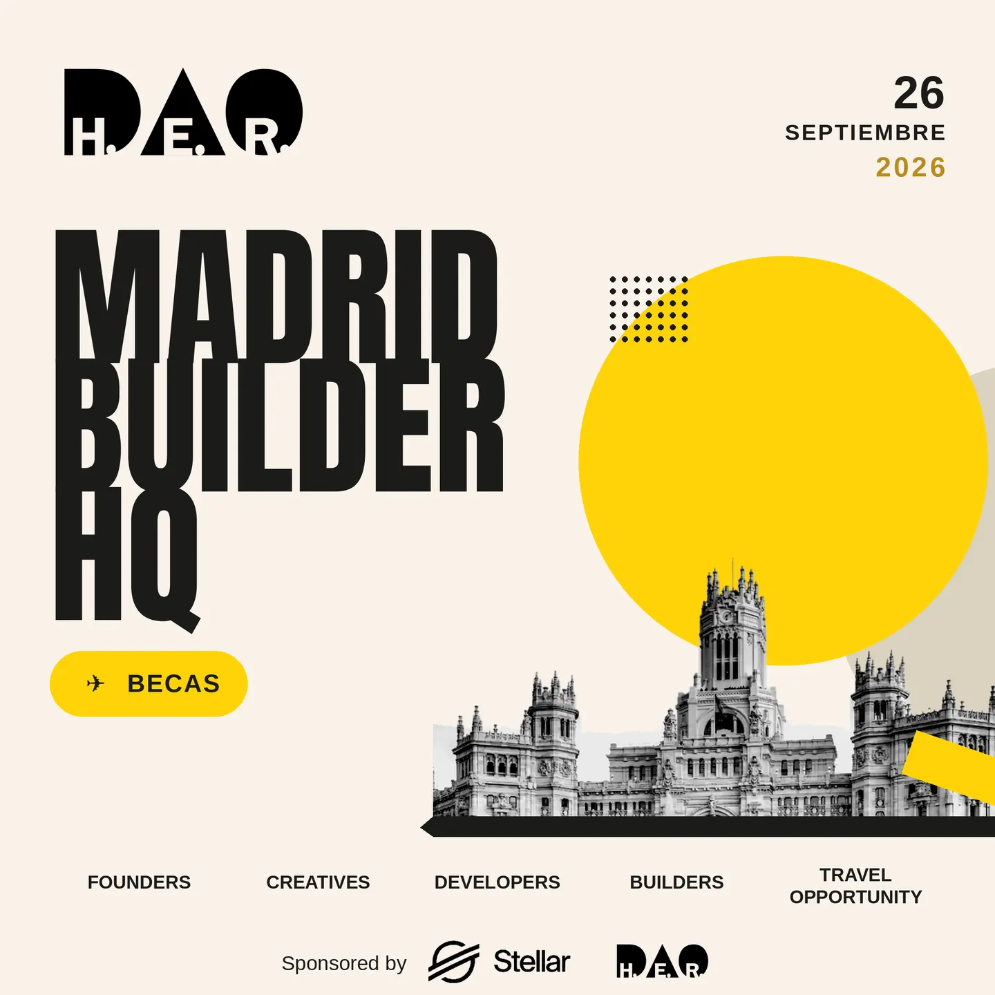 Madrid Builder HQ: Build with AI powered by Stellar
