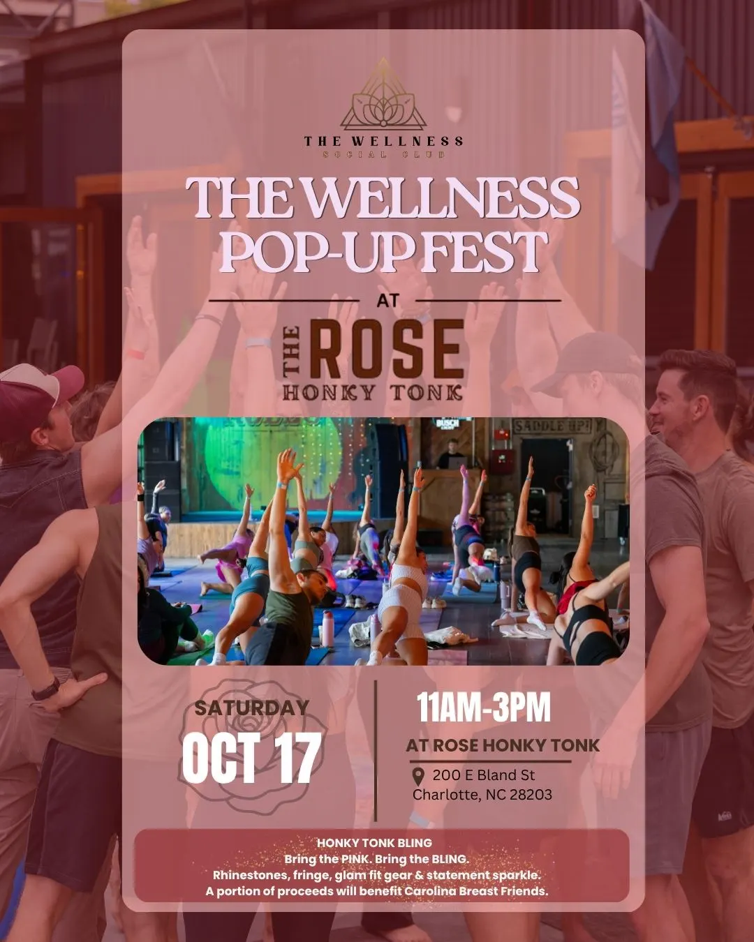 Wellness Pop-up Fest at Rose Honky Tonk