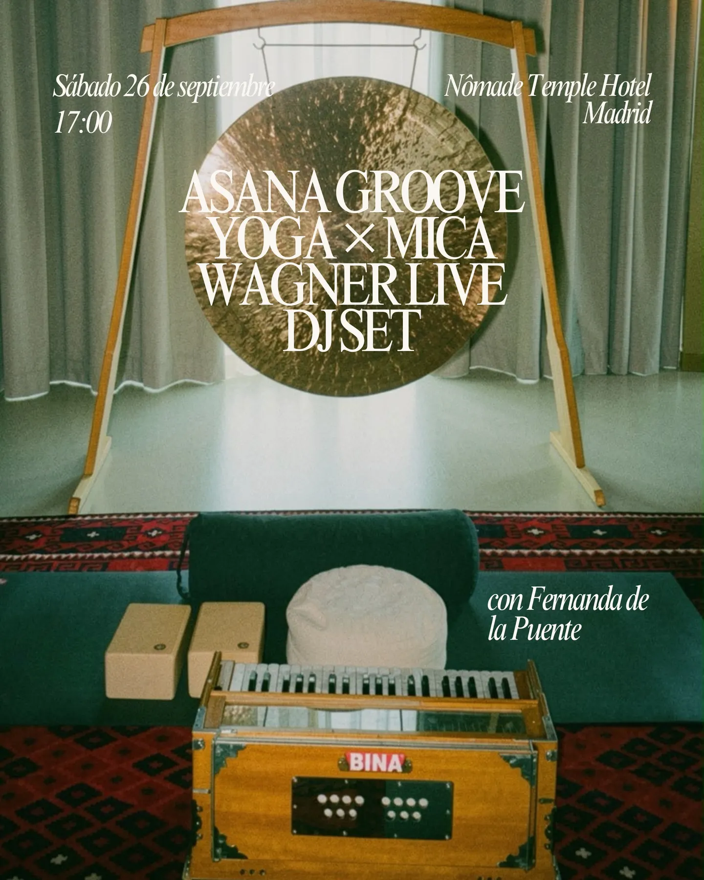 IMMERSIVE SATURDAY: ASANA GROOVE YOGA × MICA WAGNER LIVE DJ SET