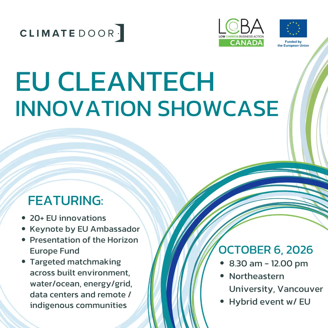 EU Cleantech Innovation Showcase