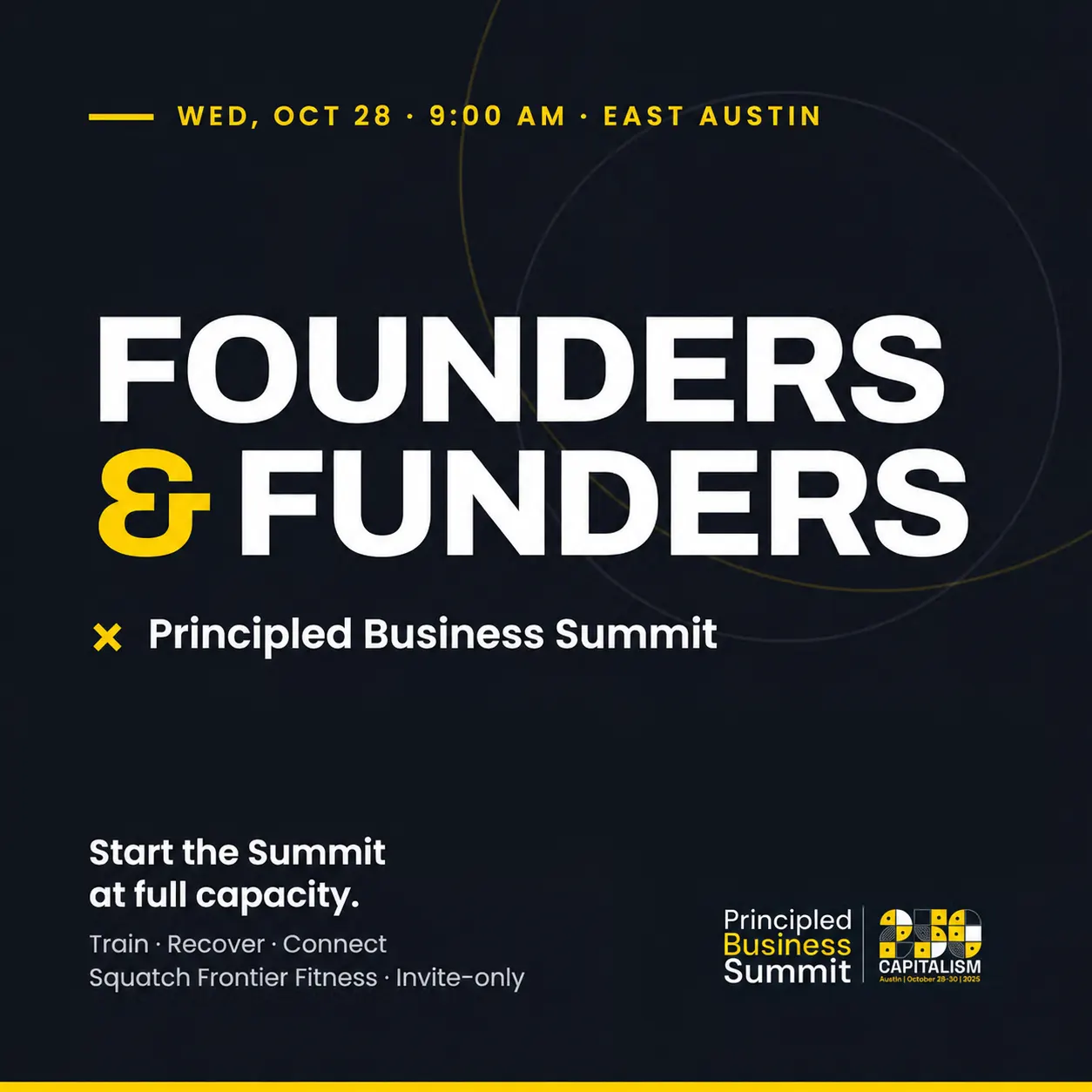 Founders & Funders × Principled Business Summit